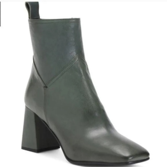 Napoleoni | Leather Wrapped Heeled Ankle Booties - Picture 14 of 15